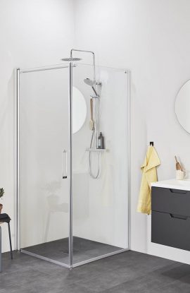 Dušinurk Frost Concept Läbipaistev klaas