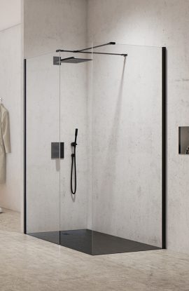 mustade raamidega dušinurk