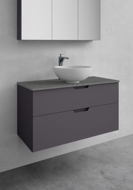 Antratsiithall valamukapp Studio 900/1000, Cement tööpind ja Coast valamu