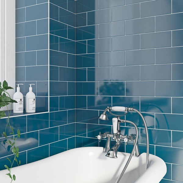 Seinaplaat Metrotiles Blue sinine meetrooplaat