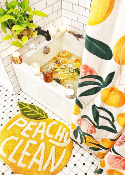 vannitoa dekoratsioonid dushikardin vaip