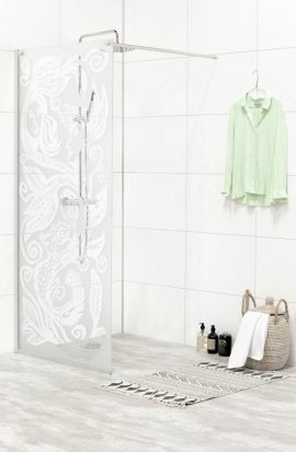 Dušisein Frost DV Mustriline klaas