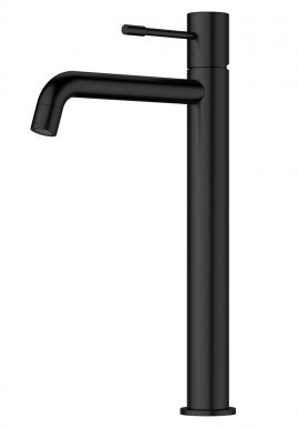 Musta värvi vannitoa segisti Fine Black Kõrge