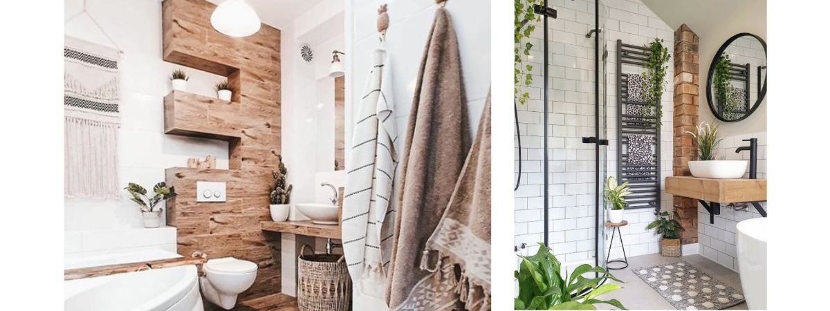 boho sisekujundusstiil vannituba