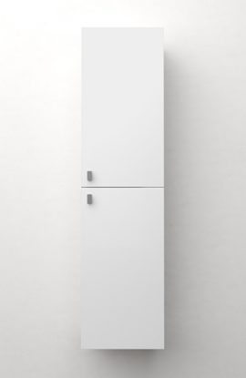 Seinakapp Samla Compact White - Käepidemega Soft-close