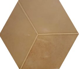 Seinaplaat Kingsbury Ocre Hexagon