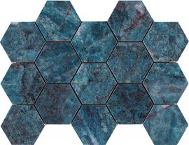 Mosaiikplaat Kionia Azzurro Hex