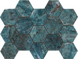 Mosaiikplaat Kionia Smeraldo Hex