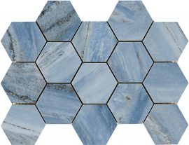 Mosaiikplaat Ossola Blue Hex
