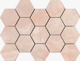 Mosaiikplaat Noor Peach Hex