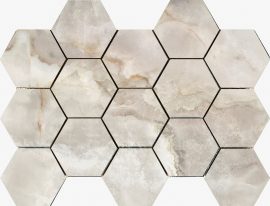Mosaiikplaat Noor Almond Hex